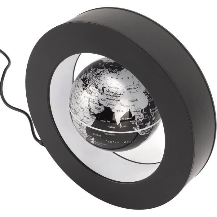 Ballon De Football Lévitation Magnétique ABS – Lampe LED Rotative 360°, Faible Frottement, Décoration Bureau & Veilleuse, Prise UE