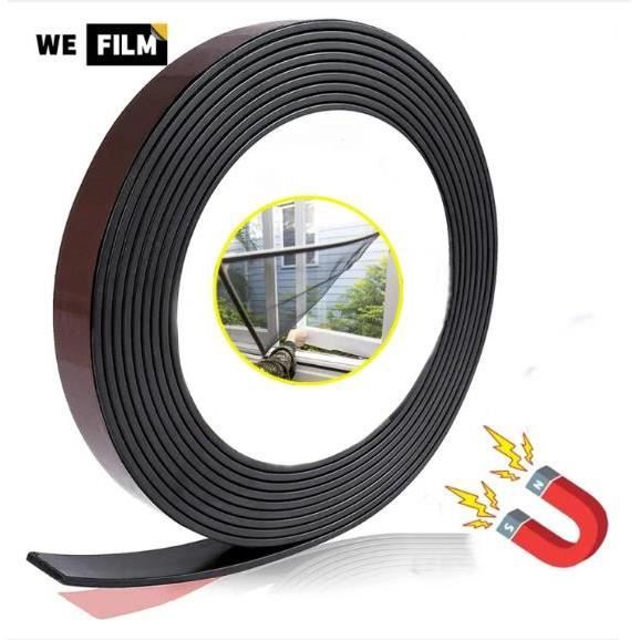 WEFILM-Bandes magnétiques auto-adhésives en caoutchouc,support adhésif ...