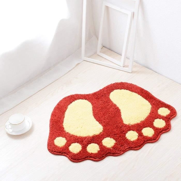 Tapis De Toilette Gris En Forme De U, Antidérapant, 50x40 Cm – Pour WC, Salle De Bain, Coupe Ajustée, Facile à Laver