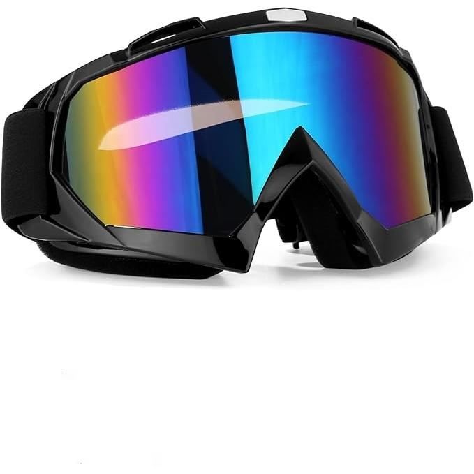 Lunette de Moto Cross Lunettes de Ski d exterieur Lunettes de Moto Anti Uv Coupe Vent Anti Poussiere Anti Rayures Lunettes Vtt Hiver Cdiscount Auto