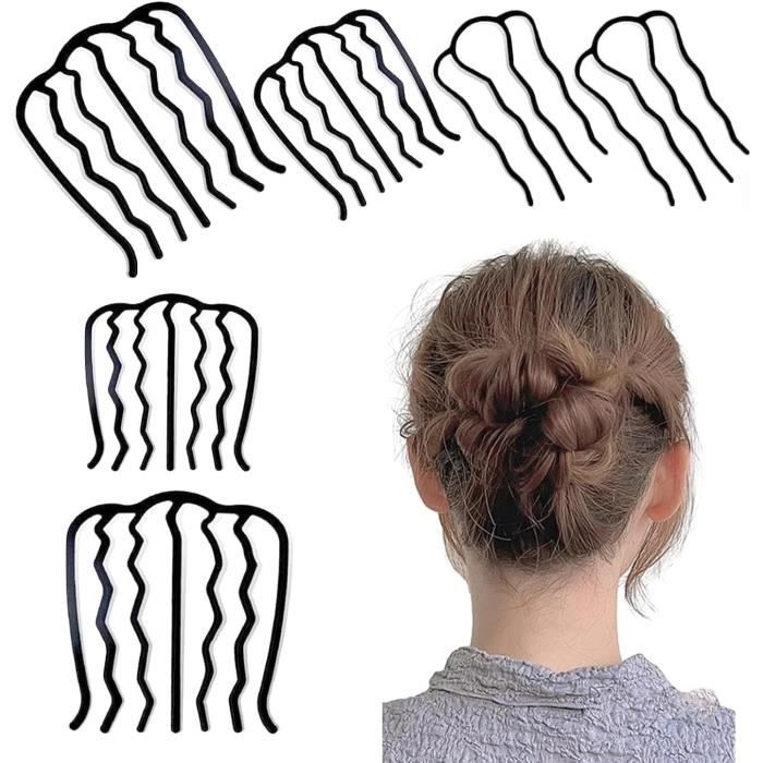 Accessoires Cheveux Fleuris 4 Pièces - Pour Mariage, Demoiselle D'honneur | Épingles Et Peignes élégants