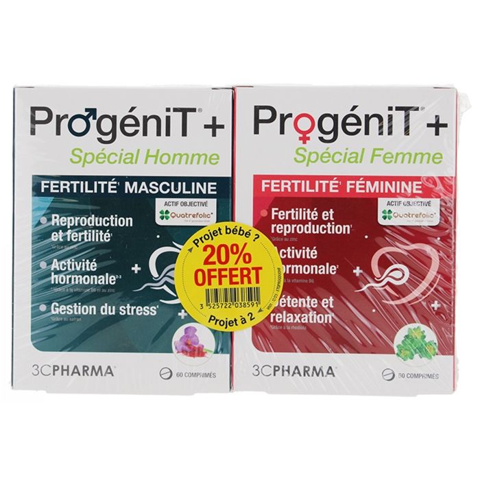 Meilleurs prix pour 3C Pharma Duo Progenit+ Femme/Homme