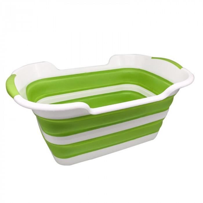 Version Chine Vert Blanc Baignoire Pliable En Silicone Pour Bebe Seau De Bain Pieds Antiderapant Tup Bebe Portable Chien Cdiscount Jeux Jouets