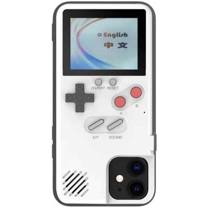 Coque iPhone Gameboy, Console de Jeu avec 36 Petits Jeux, écran