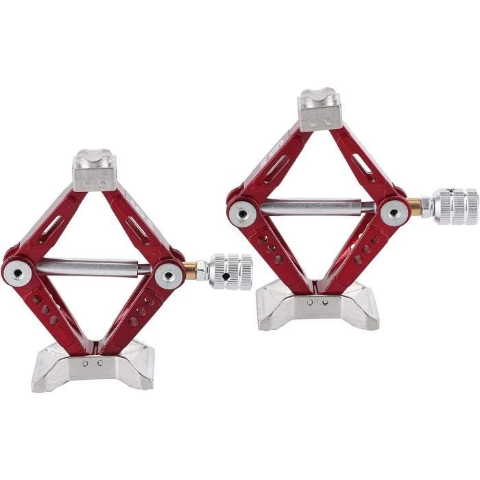 4 x 3 tonnes échelle cric modèle essieux support élévateur jouets robuste support véhicule sol cliquet pour TRX4 D90 CC01 RC bleu