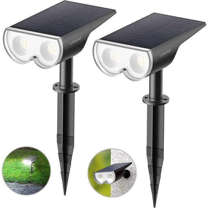 CORESLUX Spot Solaire Extérieur IP65, Lampe Solaire Puissante et CORESLUX Spot Solaire Extérieur IP65, Lampe Solaire Puissante et
