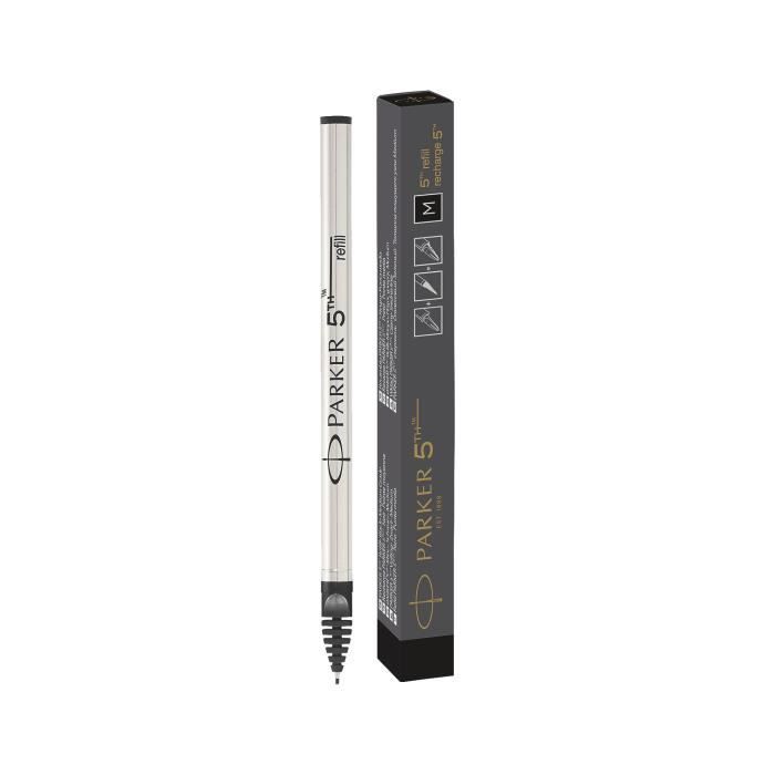 Parker 1931454 Ingenuity 5TH Deluxe Stylo-plume pointe fine avec recharge dencre Noir
