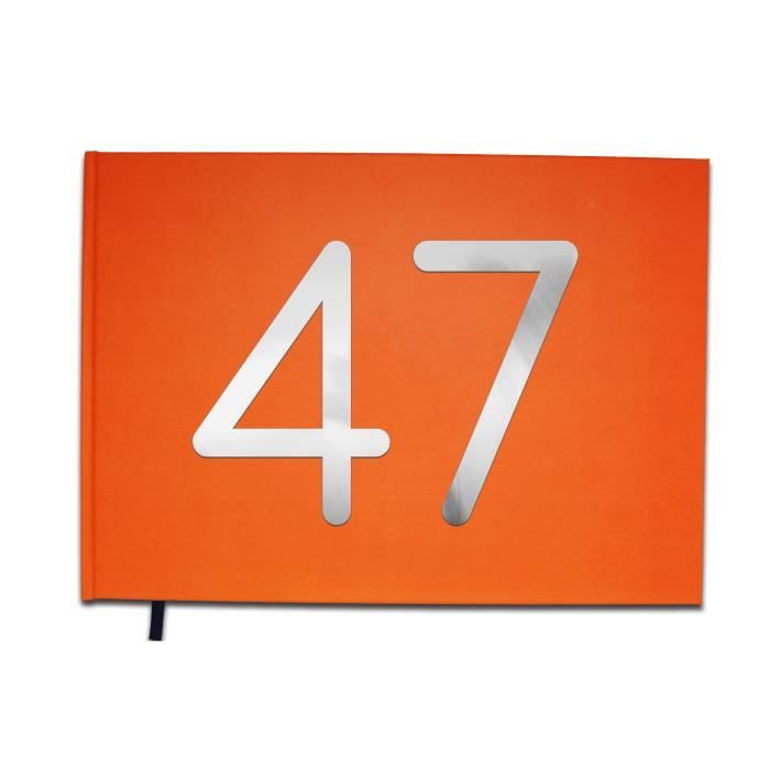 Livre D Or 47 Ans Anniversaire Mariage Retraite Lettres Chromees 100 Pages Qualite Premium Uttscheid Couleur Orange Cdiscount Beaux Arts Et Loisirs Creatifs