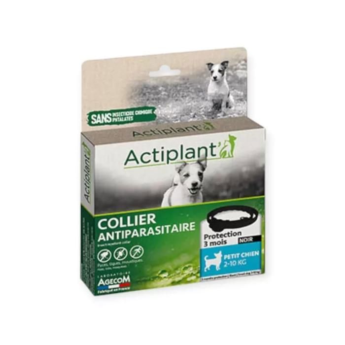 Essentiel - Collier Antiparasitaire Noir pour Petit Chien - 41cm 