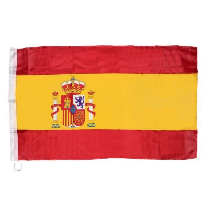 Drapeau Espagne Etendard Espagnol 150 X 90 Cm Football Flag Polyester Fenetre Cdiscount