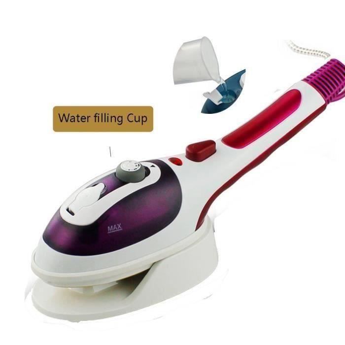 Proficare, Mini Fer à Repasser De Voyage 800 W PC-DB3125 - Bleu-rose