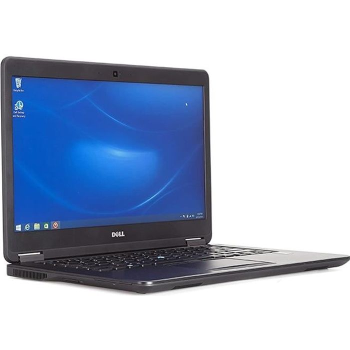 Ordinateurs portables Dell Latitude E7450 14 Pouces (Intel Core i5-5300U 2,6 GHz, 8 Go de RAM, 256 Go SSD, WLAN, Webcam, 142860