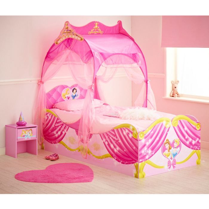 Grand Lit Carrosse Princesse Disney Achat Vente Structure De