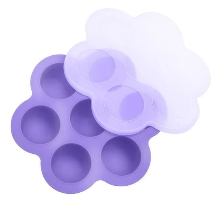 7 Trous Pots De Conservation Moule En Silicone Repas Pour Bebe Convient Pour Congelation Couvercle Commun Inclus Violet Achat Vente Assiette Plateau Bebe Soldes Sur Cdiscount Des Le Janvier Cdiscount