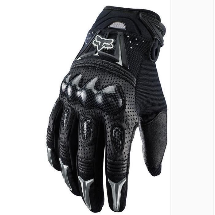 M） FOX Bomber la fibre de carbone moto off-road racing gants -Black Gray  H0187A - Cdiscount Prêt-à-Porter