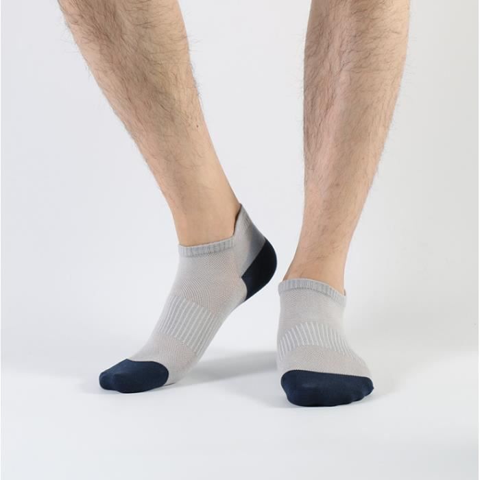 Chaussettes Basses Homme Femme Lot de 10 Socquette de Sport Courtes chaussettes en fibre de bambou Chaussettes bateau en maille Cdiscount
