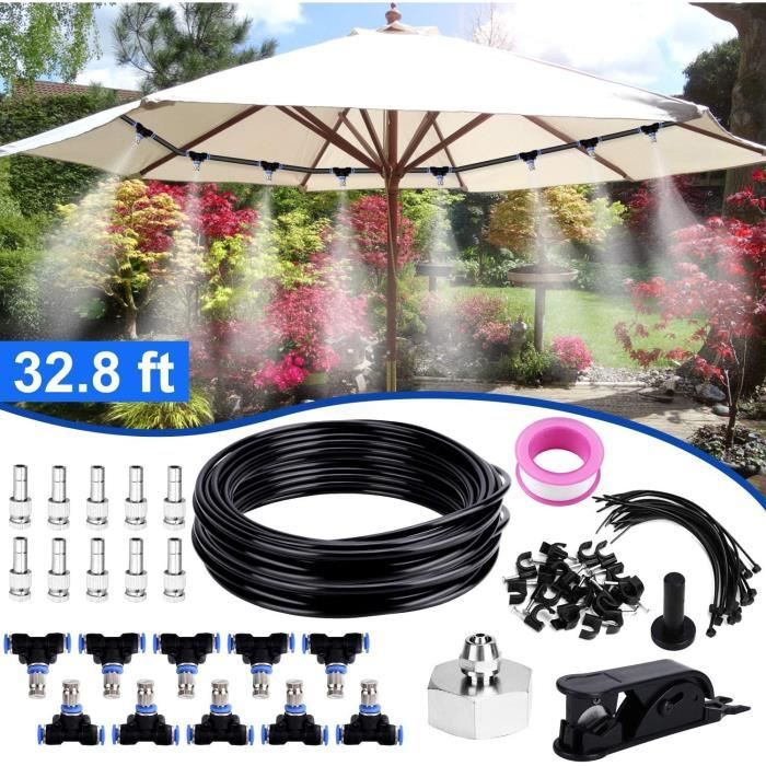 Kit Système De Brumisateur Extérieur Avec Pompe 12V - Refroidissement Patio Jardin Gazebo Irrigation