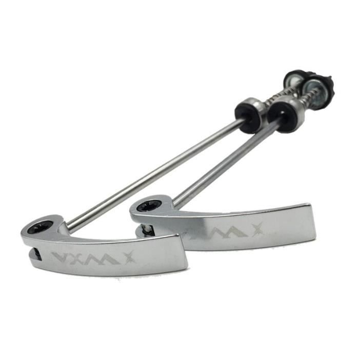 Rningo 1 Paire Brochettes Vélo Dégagement Rapide Ultra Légères 115/151mm Avant Arrière VTT Route
