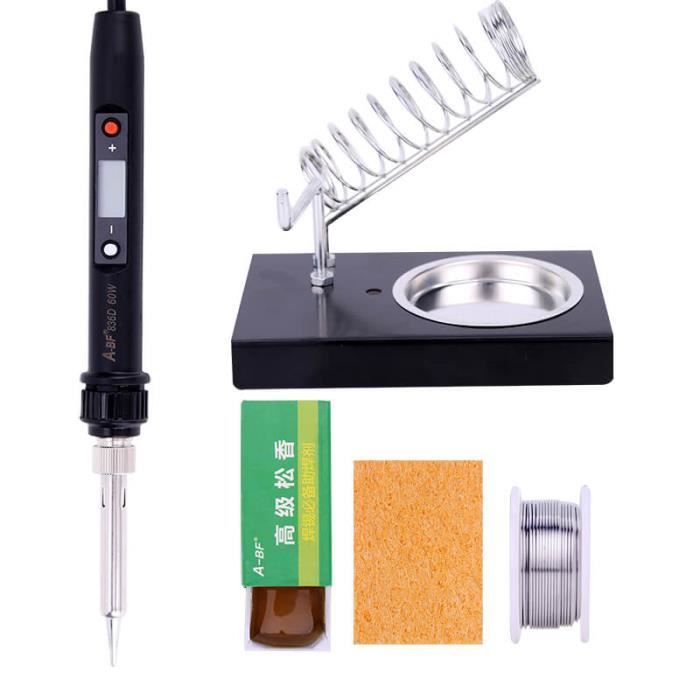Asyduey Kit Fer à Souder Spécial Pixels LCD 60W - Outil Réparation Écran Avec Barre En T - Prise UE Kit Soudure Pixels Lcd Asyduey Kit Fer à Souder Spécial Pixels LCD 60W - Outil Réparation Écran Avec Barre En T - Prise UE Kit Soudure Pixels Lcd