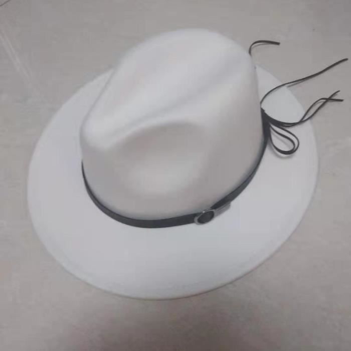 Chapeau Fedora Panama En Laine - Large Bord, Unisexe, Tailles M/L/XL, Pour Mariage, Sortie, Voyage
