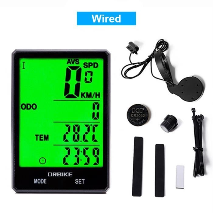 CYCPLUS G GPS Cyclisme,Compteur Vélo GPS,Ordinateur de Vélo sans Fil IPX6 Étanche,Odomètre de Vélo pour Vitesse,Distance,Temps Réel Vélo De Route VTT