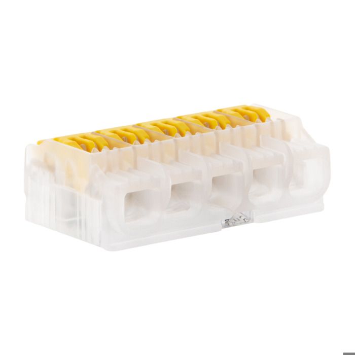 Boite de 50 Bornes 221 2x6mm2 a levier WAGO 221-612
