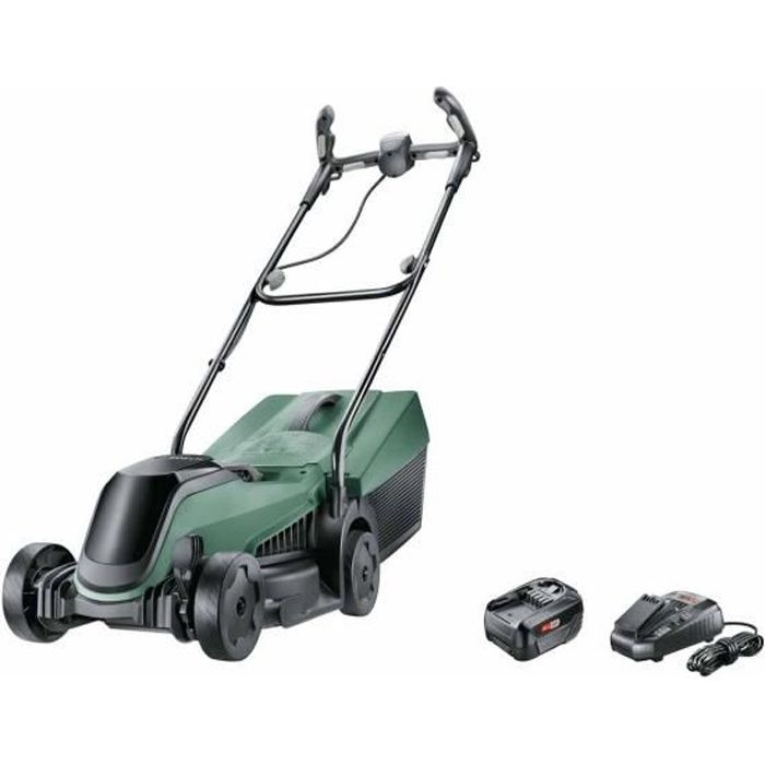 tondeuse sans fil bosch citymover 18 livree avec une batterie 18v 4ah et son chargeur cdiscount jardin