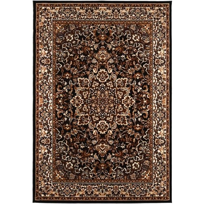 Tapis oriental vintage marron lavable 200x300 cm