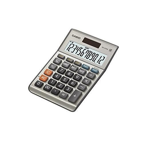 CASIO Calculatrice de bureau MS120BM grise