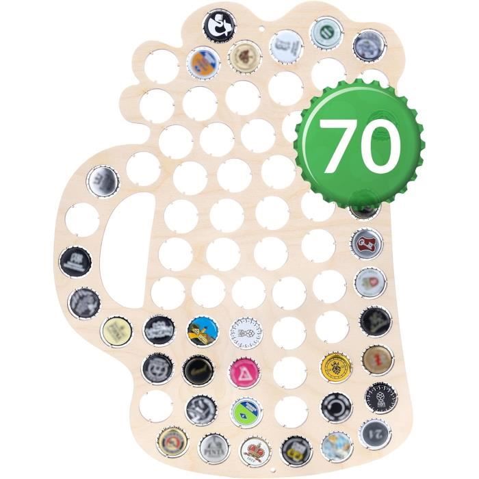 Chope Isotherme MIK - Fausse Bière Trompe-l'œil 400ml - Récipient Réutilisable Pour Boissons Chaudes/Froides
