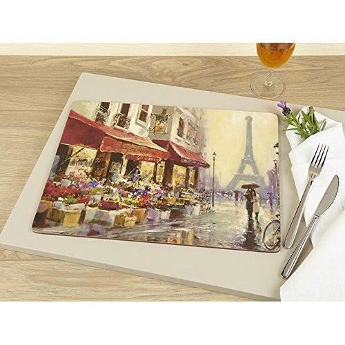 Creative Tops Paris De Scene De Sets De Table Envers En Liege