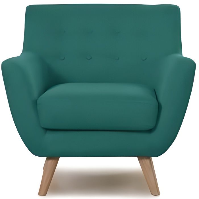 Fauteuil scandinave 1 place vert - Nils - DESIGNETSAMAISON Fauteuil scandinave 1 place vert - Nils - DESIGNETSAMAISON