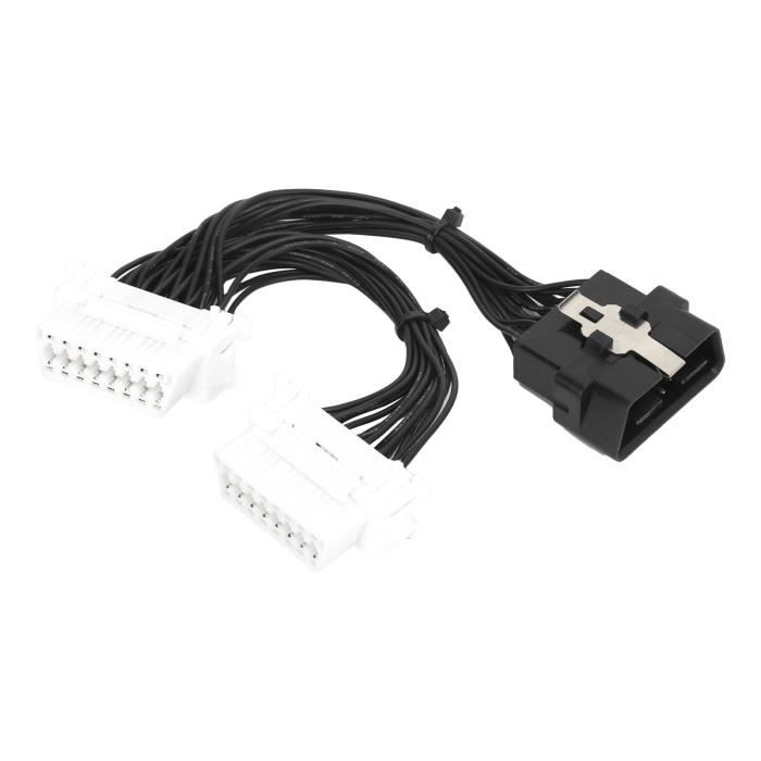 OLLGEN 60cm OBD2 Extension Cable - 16 Pin Female To Male/Female Splitter, 2-in-1 - View #5