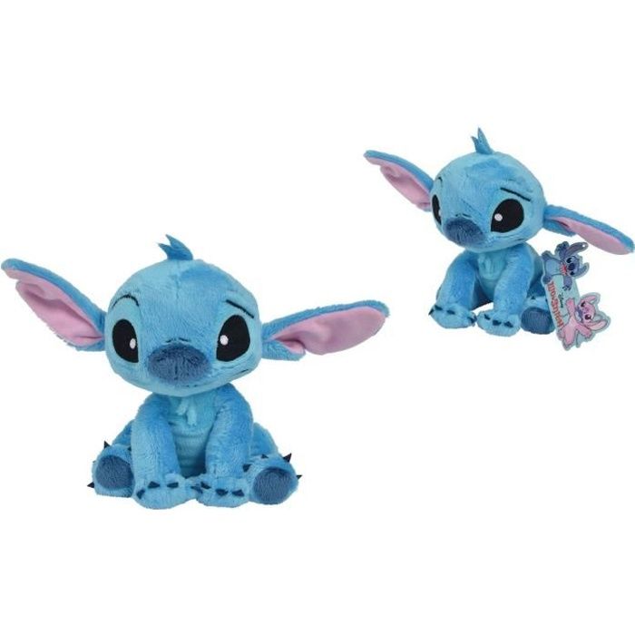 Disney - Lilo & Stitch, Stitch, Bleu, 50 cm, à partir de 0 Mois :  : Jeux et Jouets