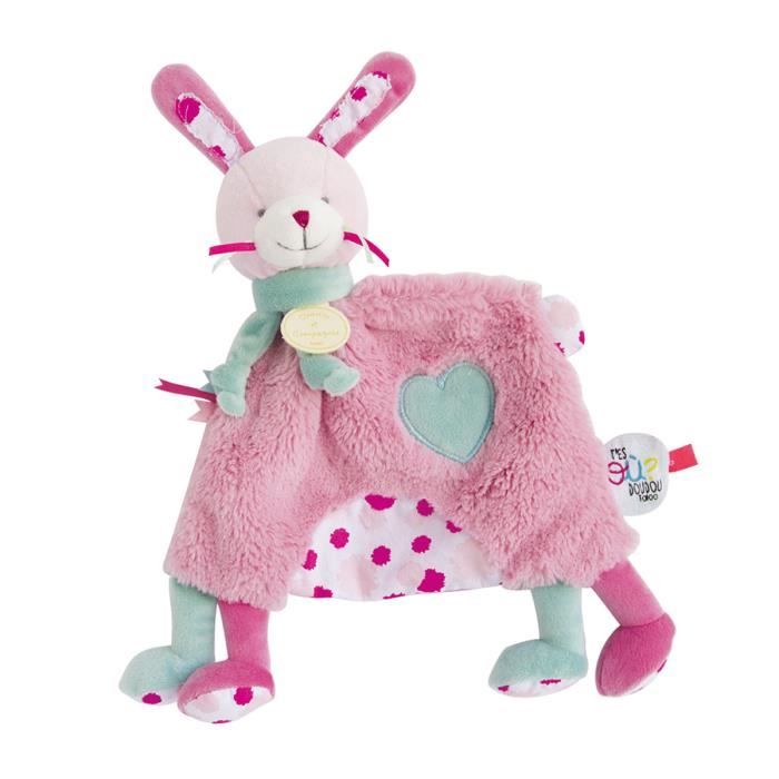 MKIT doudou Papatte Étoiles / rose