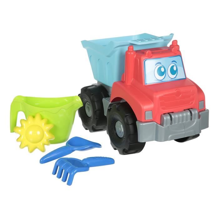 Camion plage garni - ECOIFFIER - 33 cm - Accessoires inclus - Pour enfants à partir de 18 mois