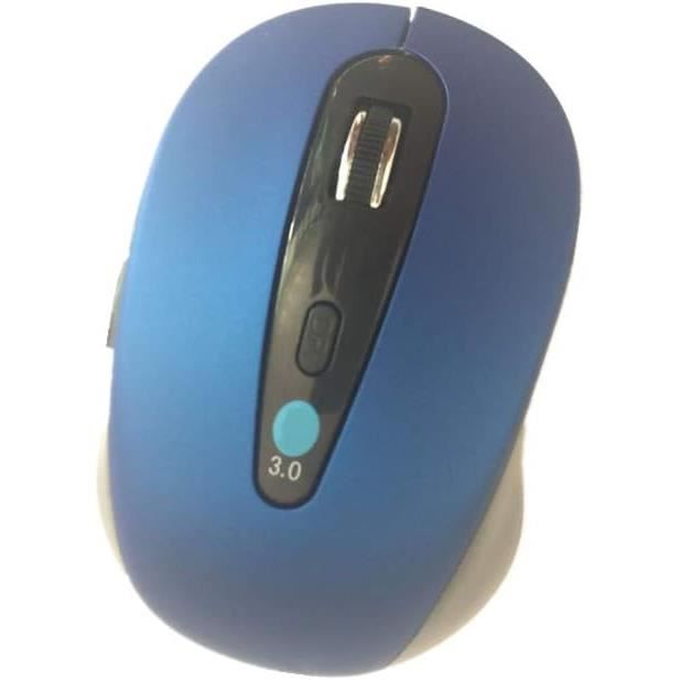Souris Sans Fil ASHU 3 En 1 Bluetooth Et 2.4G - Rechargeable, Silencieuse, DPI Réglable (1000/1600/2400) - Pour PC, Mac, Tablette