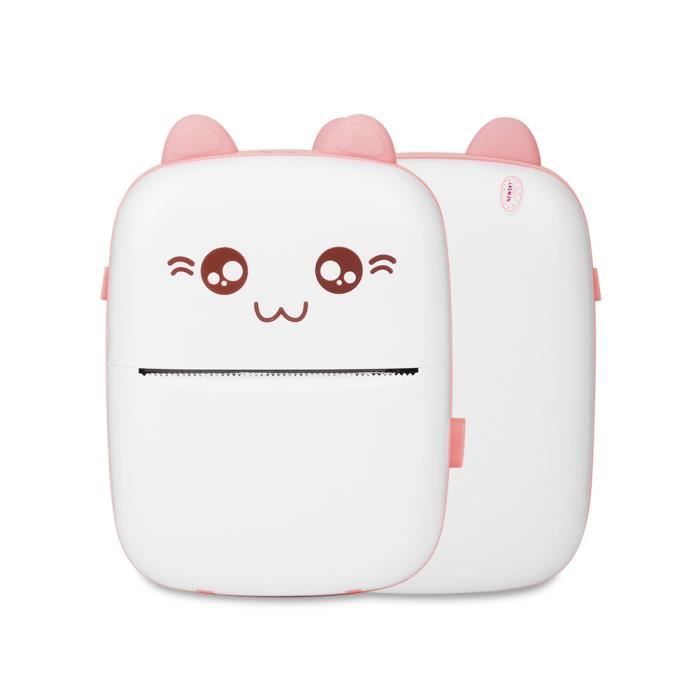 JEPODOR PeriPage A6 Mini Imprimante De Poche Bluetooth Thermique - Portable Blanc