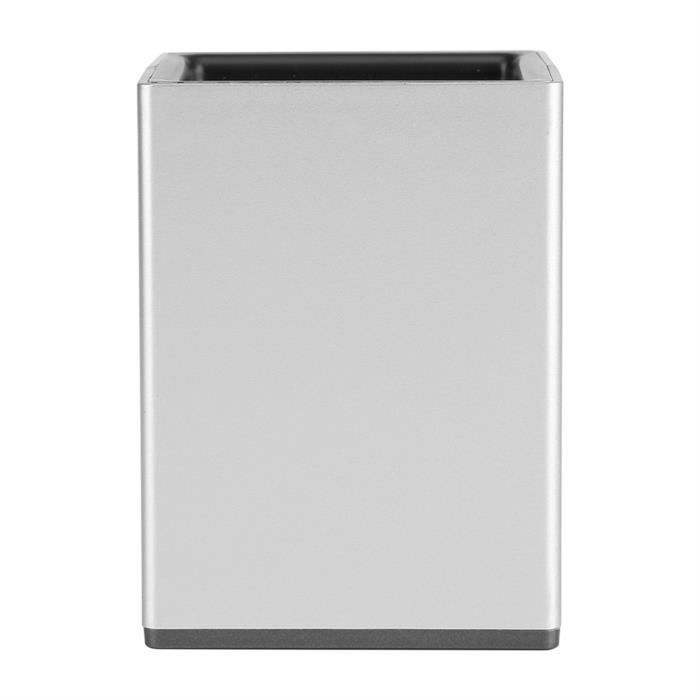 Jwthee Porte-Stylo Pour Bureau, Horloge De Bureau LED, Porte