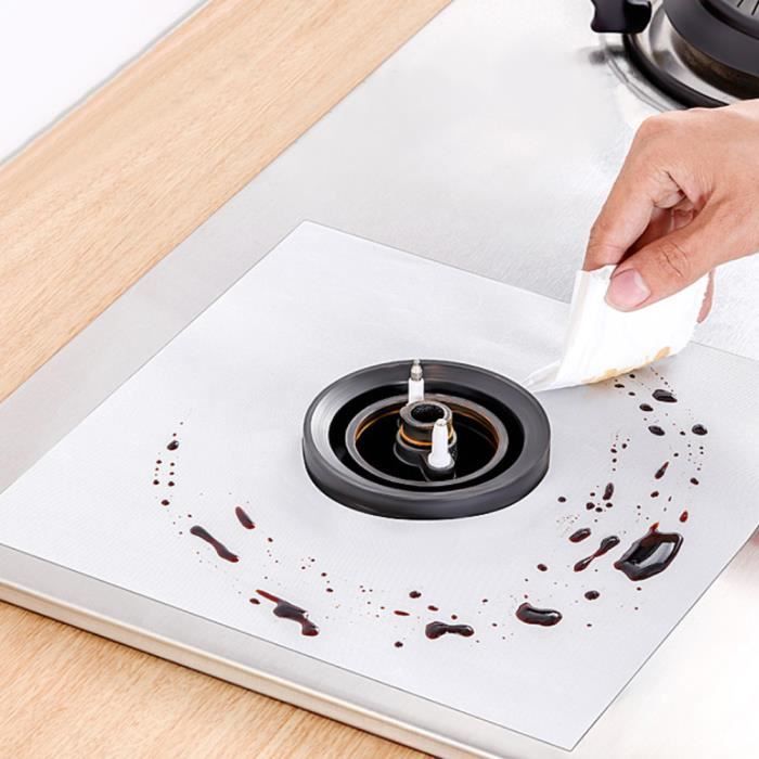 HURRISE couvercle de cuisinière à gaz 4Pcs Cuisinière À Gaz Couvre