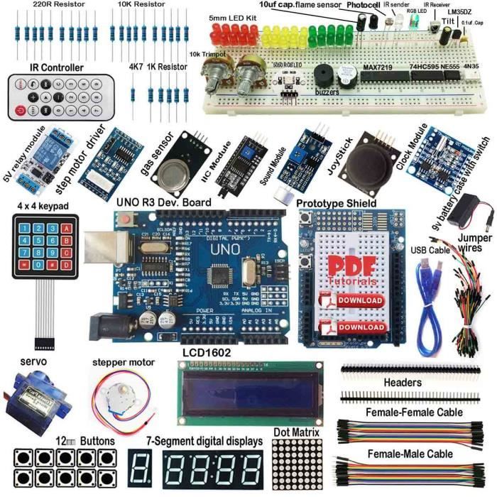 Super Starter Kit Pour Arduino Uno R3 Prix Pas Cher Cdiscount