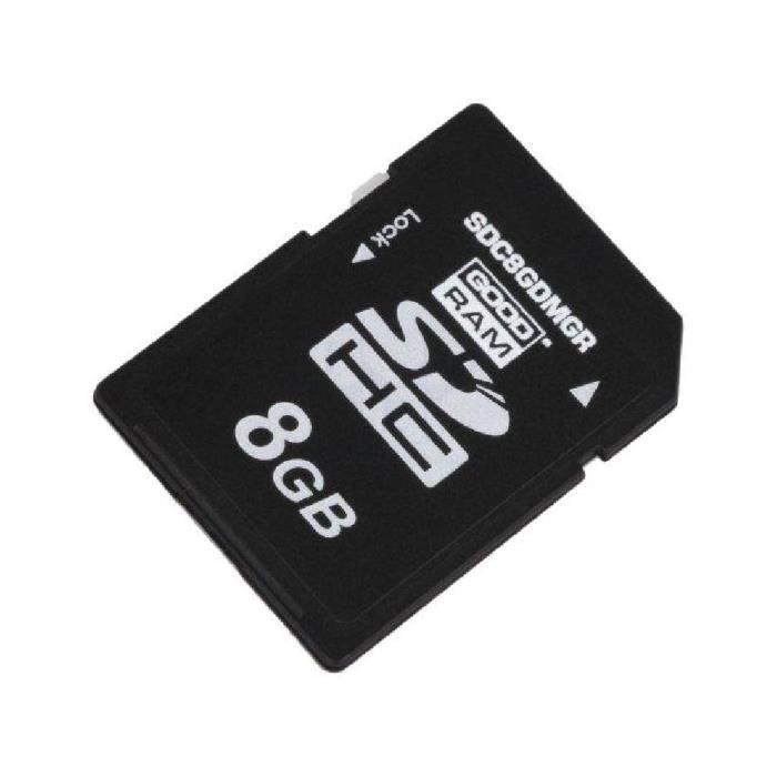 Goodram Carte memoire industrielle SD MLC 8GB - temp.-40/85 - vue 1