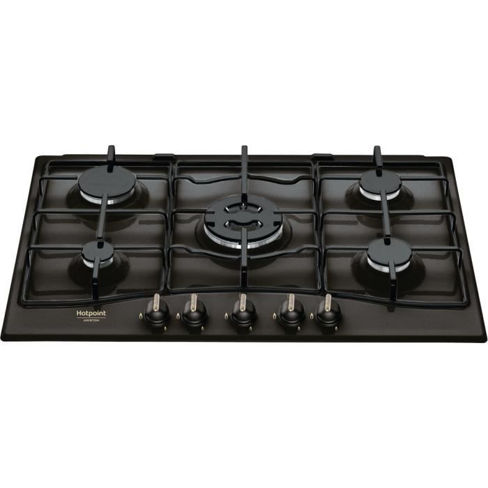Cuisinière à gaz Hotpoint PCN 750 T AN R HA Émaillé 5 brûleurs porte froide