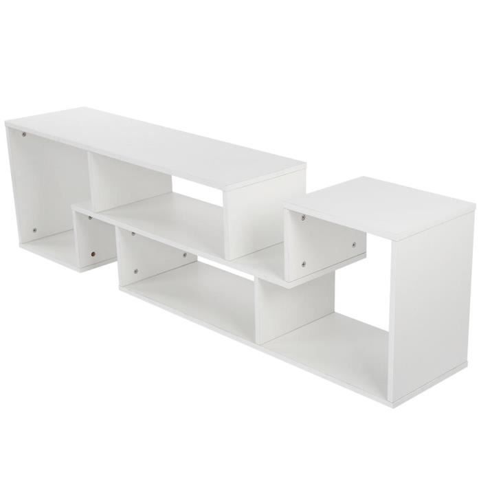 HURRISE Table de télévision Support de Console TV moderne Table TV