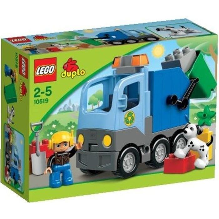 LEGO® DUPLO 10519 Le Camion Poubelle - Cdiscount Jeux - Jouets