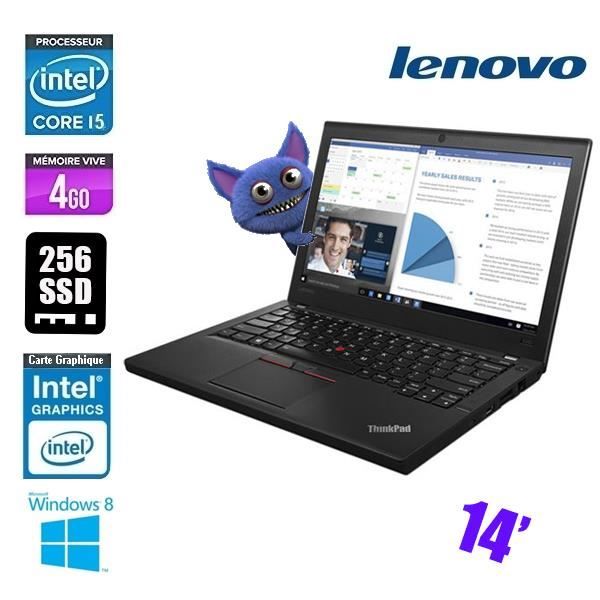 LENOVO THINKPAD T460 CORE I5 6300U 2.4Ghz 4GO 256 SSD - Lenovo