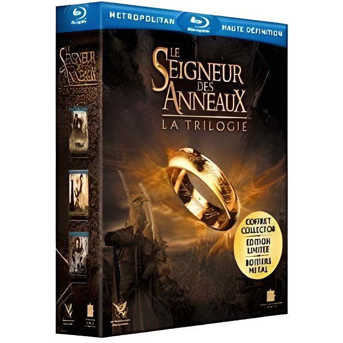 Le Seigneur des Anneaux 3 La trilogie En Bluray Cdiscount