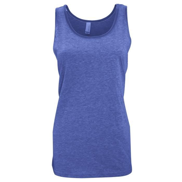 Debardeur bleu shop roi femme