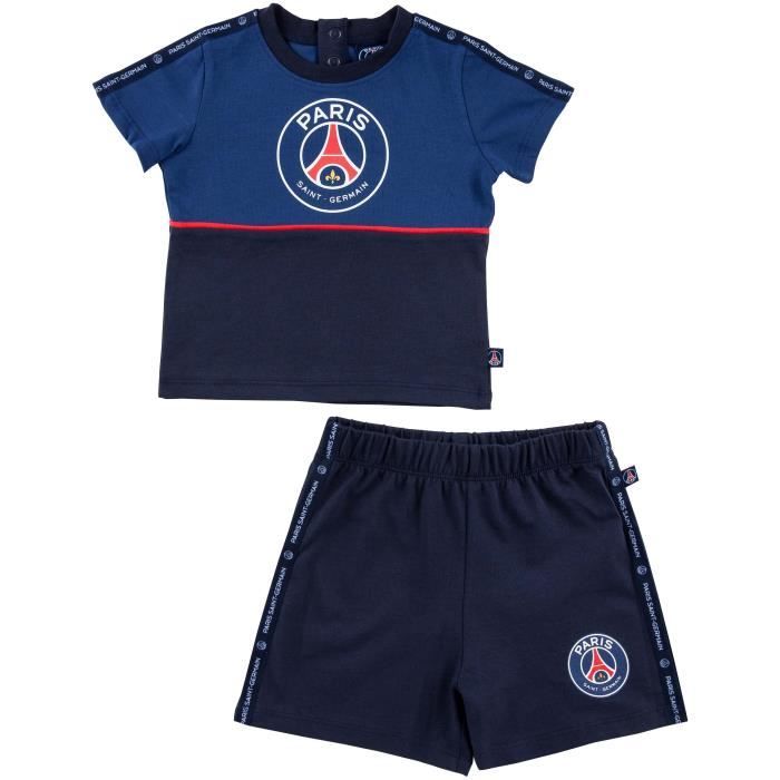 Ensemble T Shirt Short Bebe Psg Collection Officielle Paris Saint Germain Cdiscount Sport