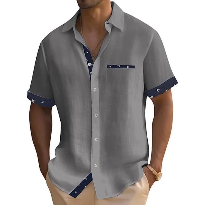 Cdiscount Chemise Manche Courte Homme Lin Cdiscount Chemise Ã